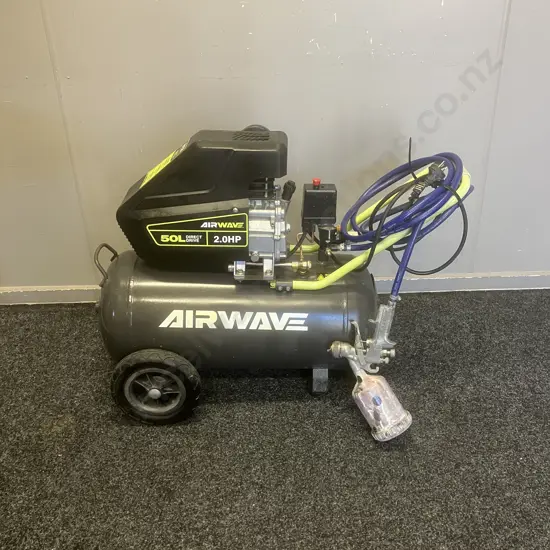 Ryobi Airwave 2.0HP 50L Direct Drive Air Compressor, RA-C2550, 2 Outlets 1500W 115PSI 8Bar, 120 L/Min