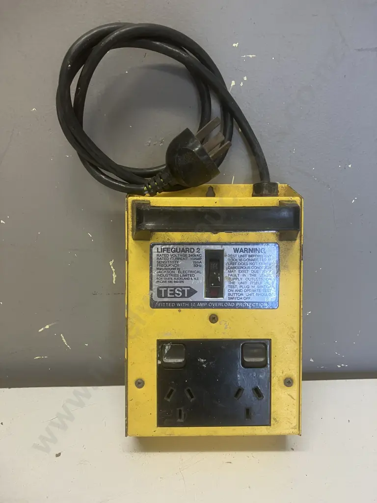 LIFEGUARD 2 RCD Powerblock (2 Outlet 10 Amp) Image 1++