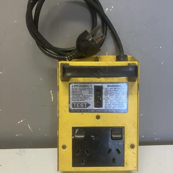 LIFEGUARD 2 RCD Powerblock (2 Outlet 10 Amp)