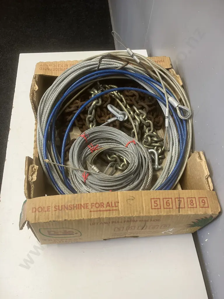Box Lot Chains & Wire Rope Image 1++