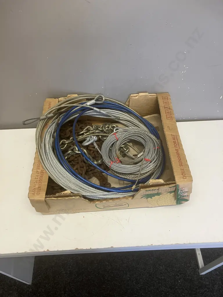 Box Lot Chains & Wire Rope Image 1++