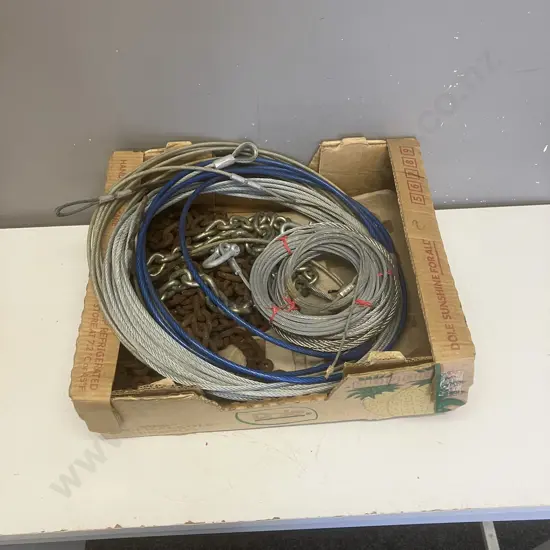 Box Lot Chains & Wire Rope