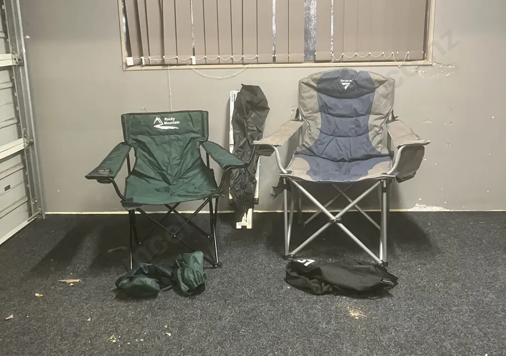 Torpedo7 Padded Camp Chair, Rocky Mountain Folding Camp Chair, 1-Day Aluminum Folding Camp Bed Image 1++