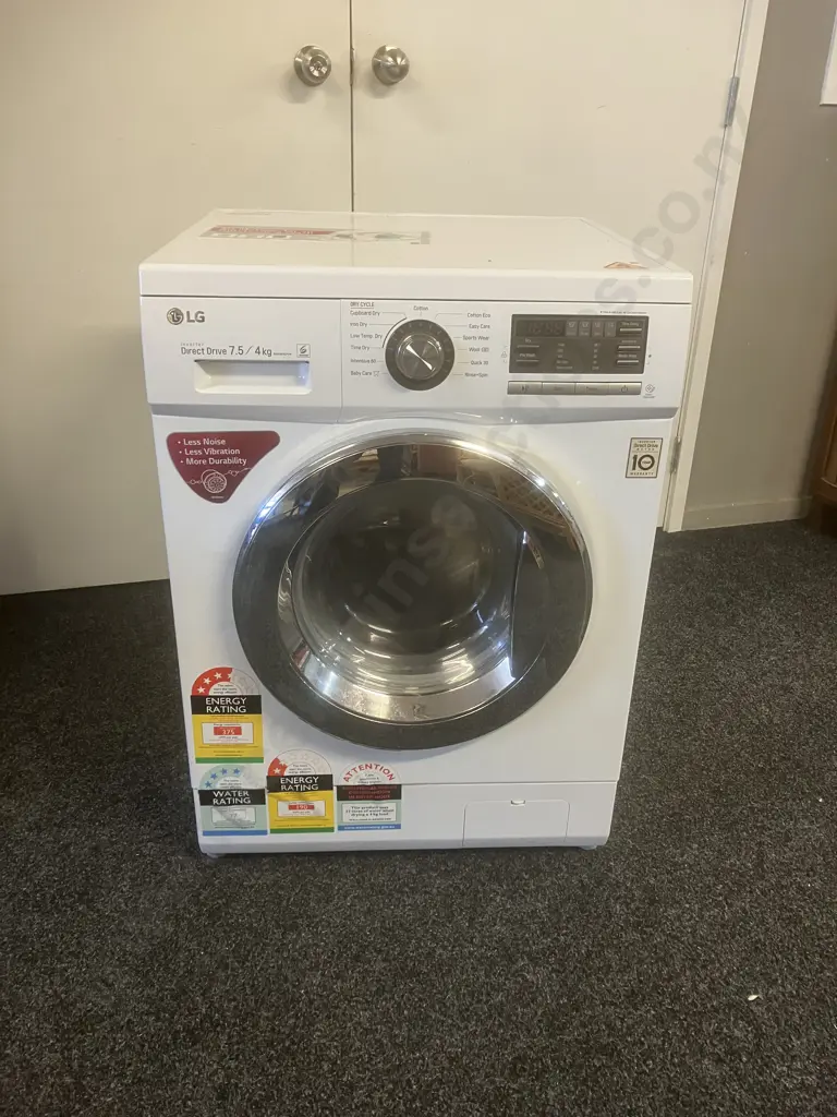 LG Inverter Direct Drive 7.5 / 4Kg Washer / Dryer Model WD1402CRD6 Image 1++