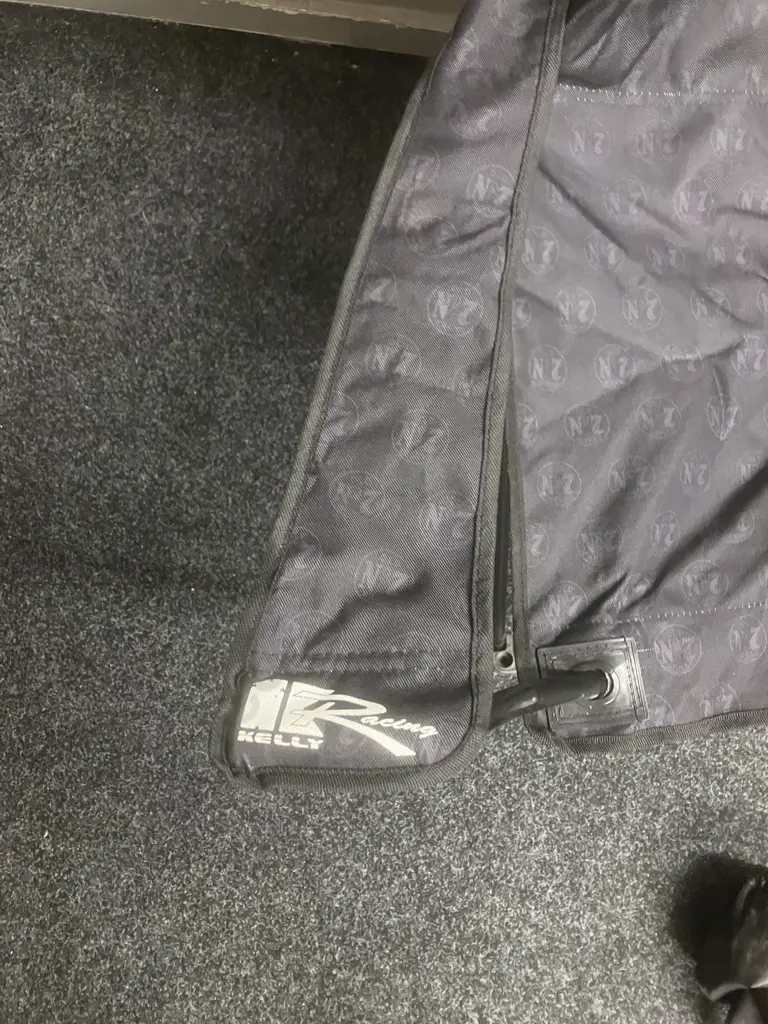 Jack Daniel's Racing Old No7 Brand Outdoor Foldable Camping Chair With Carry Bag & Bar Butler Spirit Dispenser Image 1++