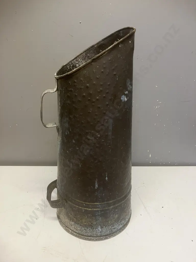 Vintage Copper Coal Scuttle. H51cm Image 1++