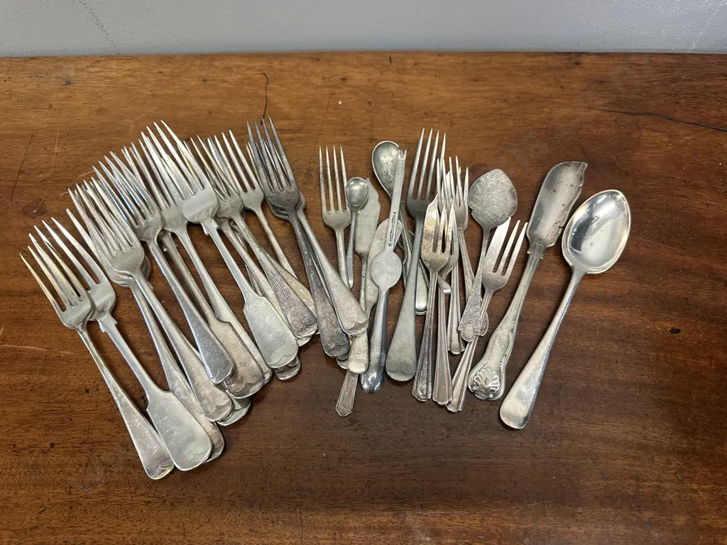 Selection Of Vintage Cutlery Stamped Image 1++