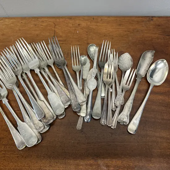 Selection Of Vintage Cutlery Stamped
