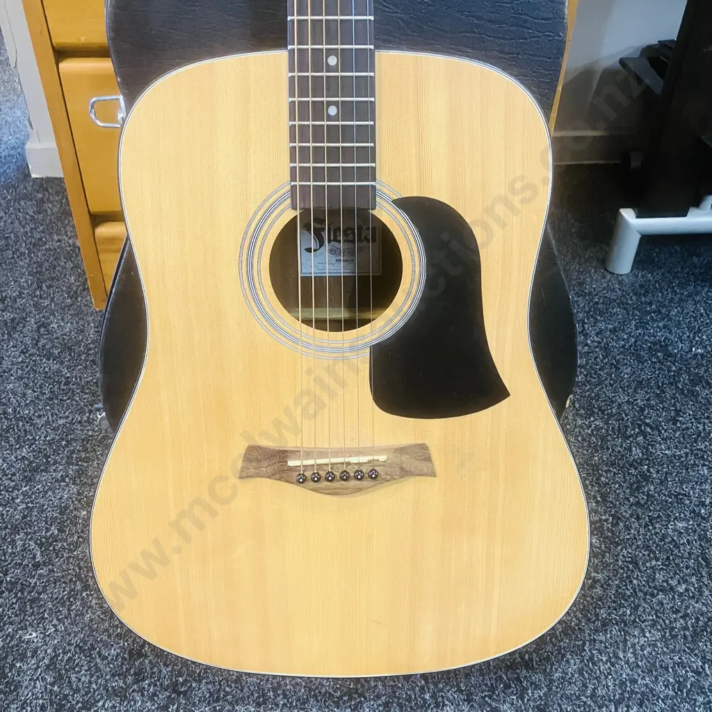 Fiesta D-65 Dreadnought Acoustic Guitar by Aria With Moulded Case - FST-D65D Image 1++