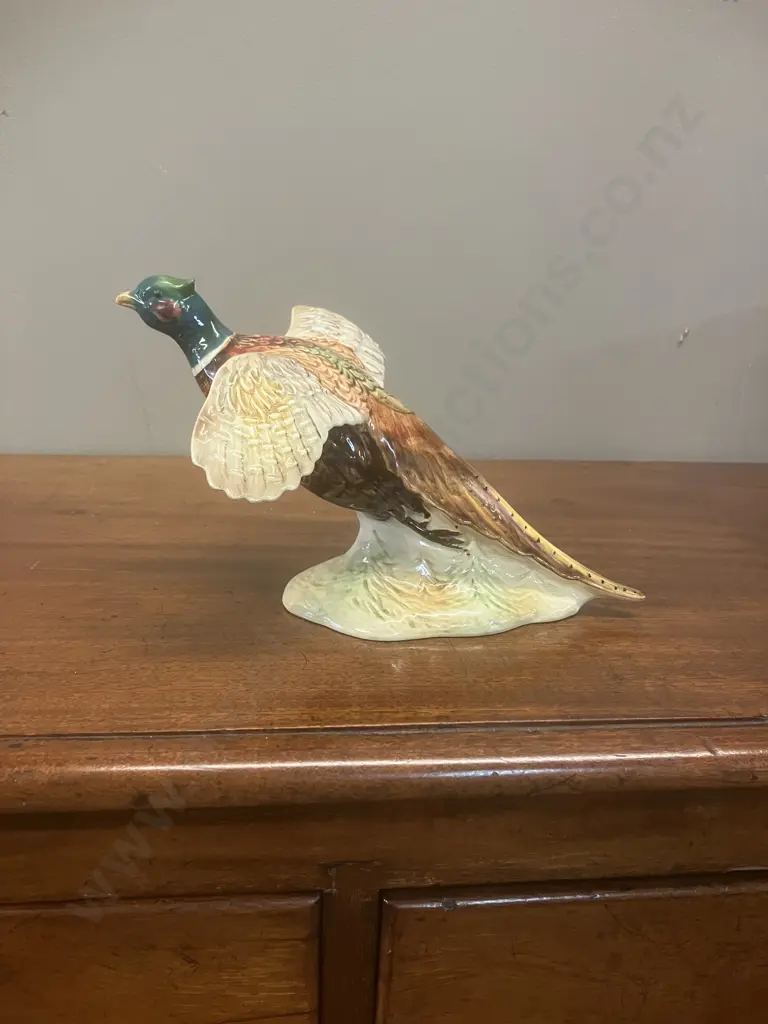 Beswick Pheasant on Base - Settling No. 850, c1940-1971. 15 x 24cm Image 1++