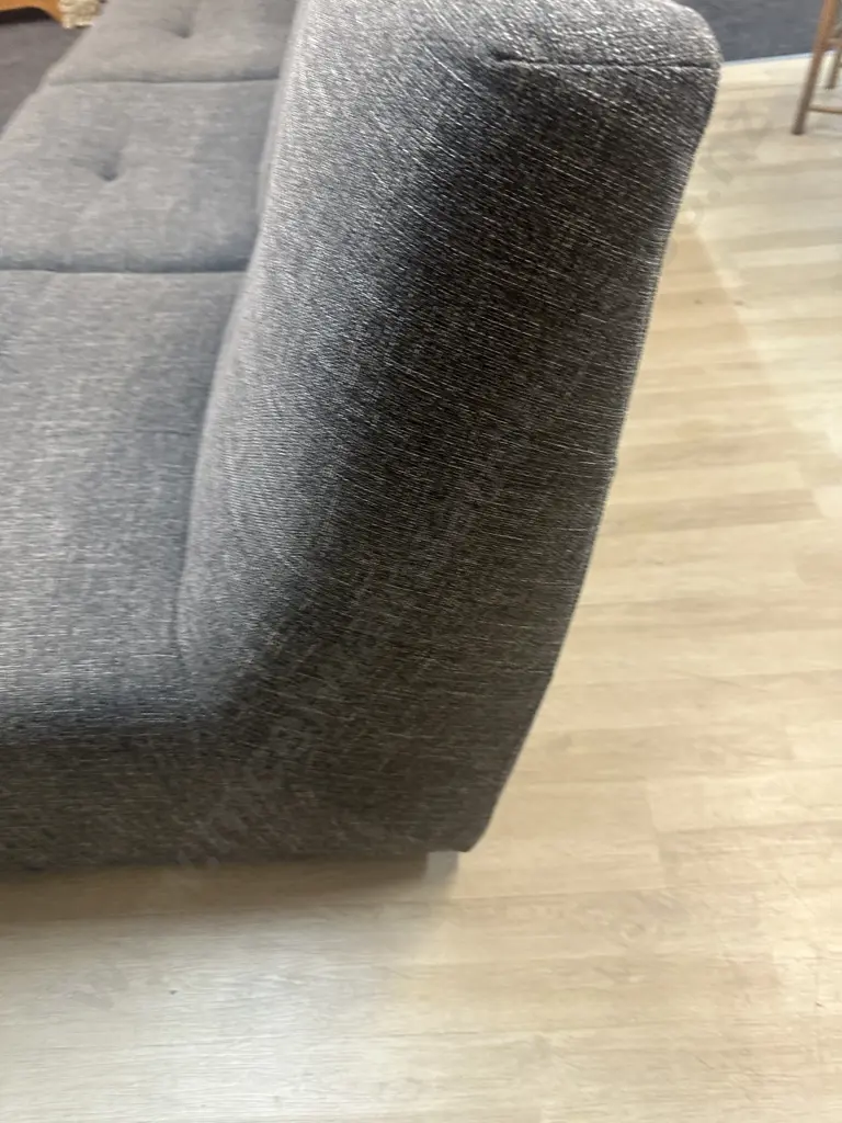 Modernist John Young Furniture Three Seater With Chaise Grey Fleck Image 1++