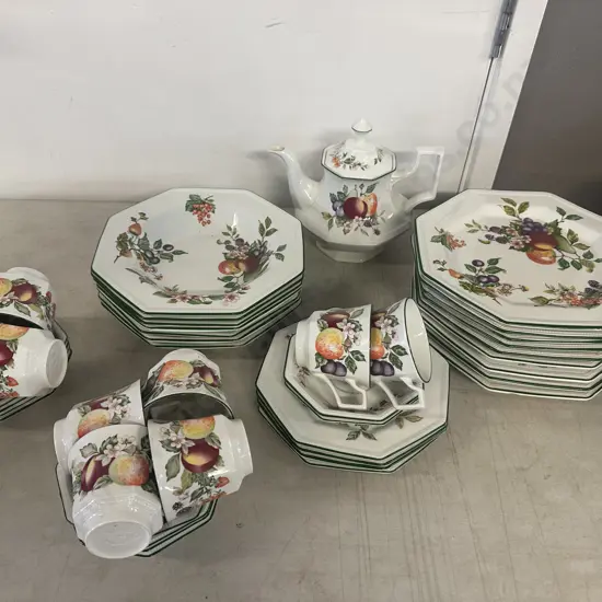 Johnson Brothers 'Fresh Fruit' Pattern Dinnerware & Teapot