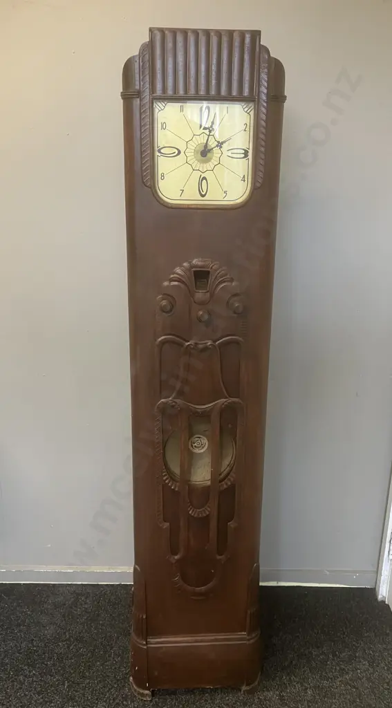 RARE Crosley Oracle Model 59 "Show Boy" Grandfather Clock Tube Radio c1931. #FTA 8974. H155.5cm Image 1++