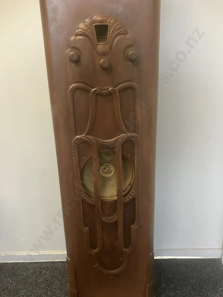 RARE Crosley Oracle Model 59 "Show Boy" Grandfather Clock Tube Radio c1931. #FTA 8974. H155.5cm Image 1++