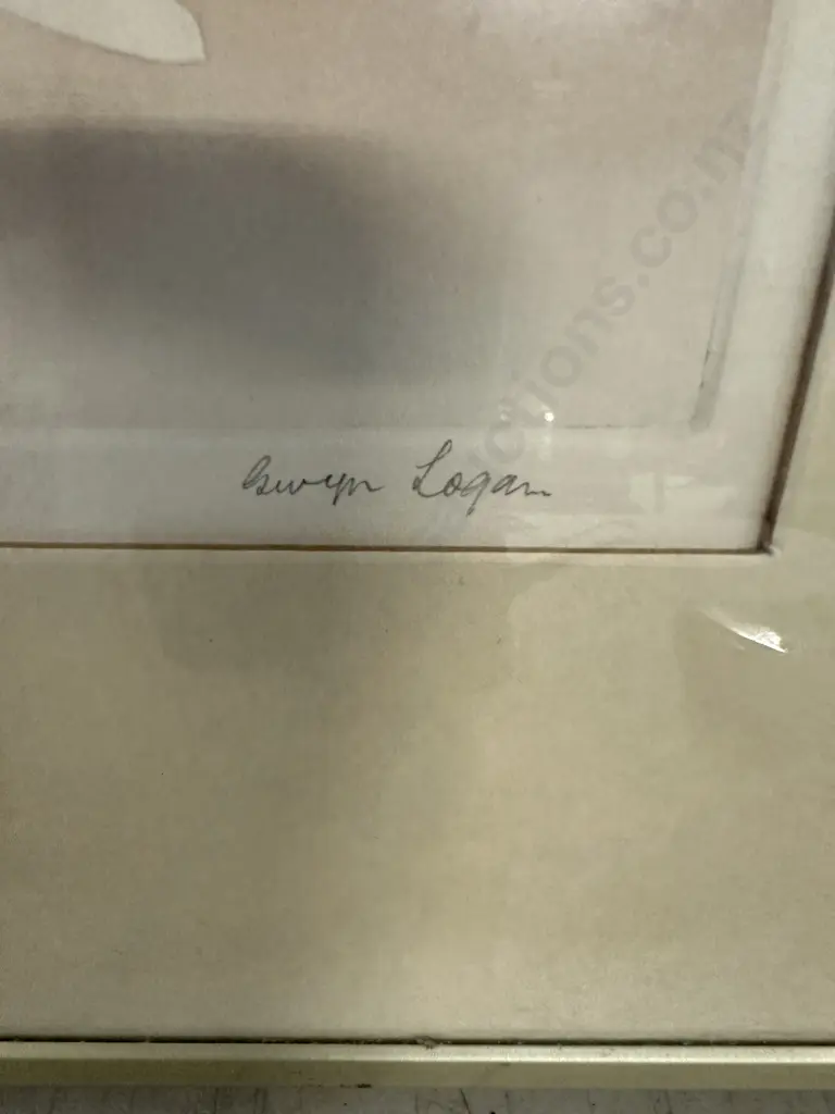 Signed Framed Artwork Limited Edition 8/20 'Pauanui' 34x47cm. Image 1++