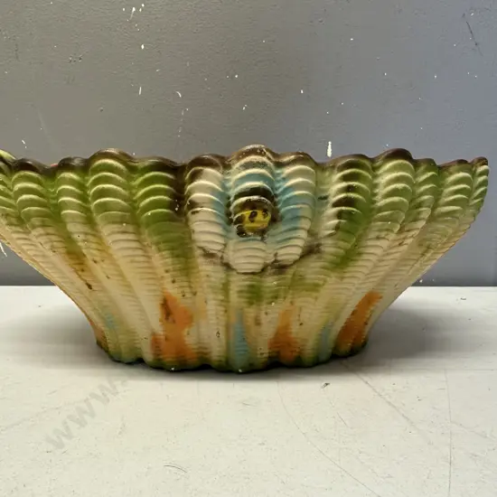 Rare Sylvac Fruit Bowl Shell Design Decorative Vintage H11,L29cm.