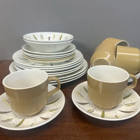Vintage New Zealand Crown Lynn Dinnerware Items 'Capistrano' Pat# 969