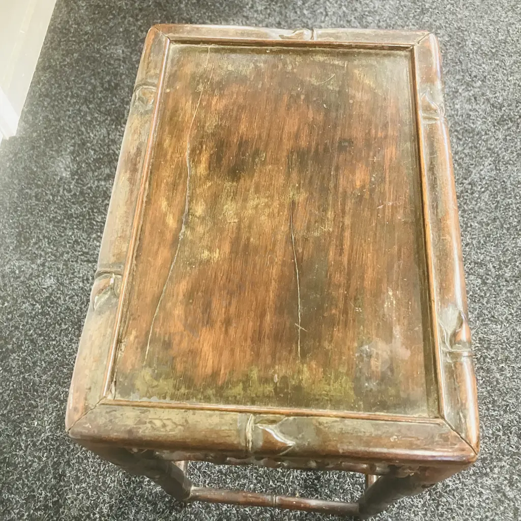 Antique Chinese Hongmu Side Table. H45.5 W33 D23.5cm Image 1++