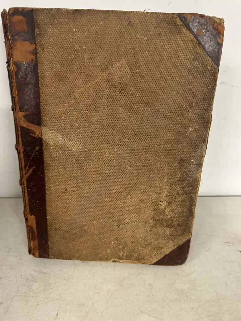 Antique Leather Bound Book "Pilgrims Progress" Image 1++