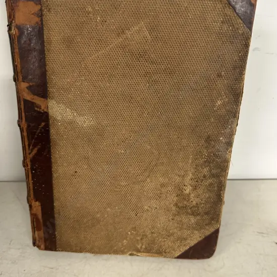Antique Leather Bound Book "Pilgrims Progress"
