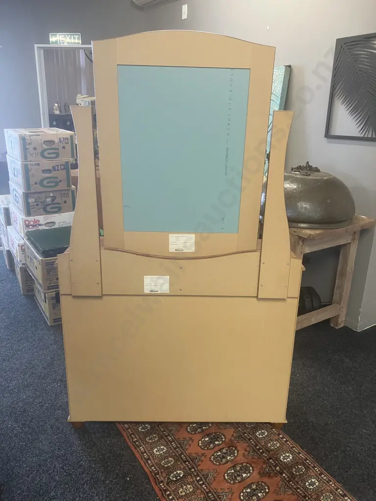 Vintage Compac Furniture Oxford 5 Drawer Dresser, Ring Handles, Velvet Cherry Finish - Ex Forlongs. H165 W101 D42cm Image 1++