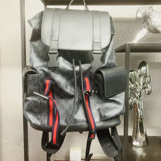 Black Gucci Backpack - #C028260668