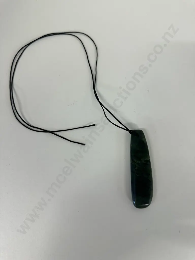 Greenstone Necklace L8cm. Image 1++