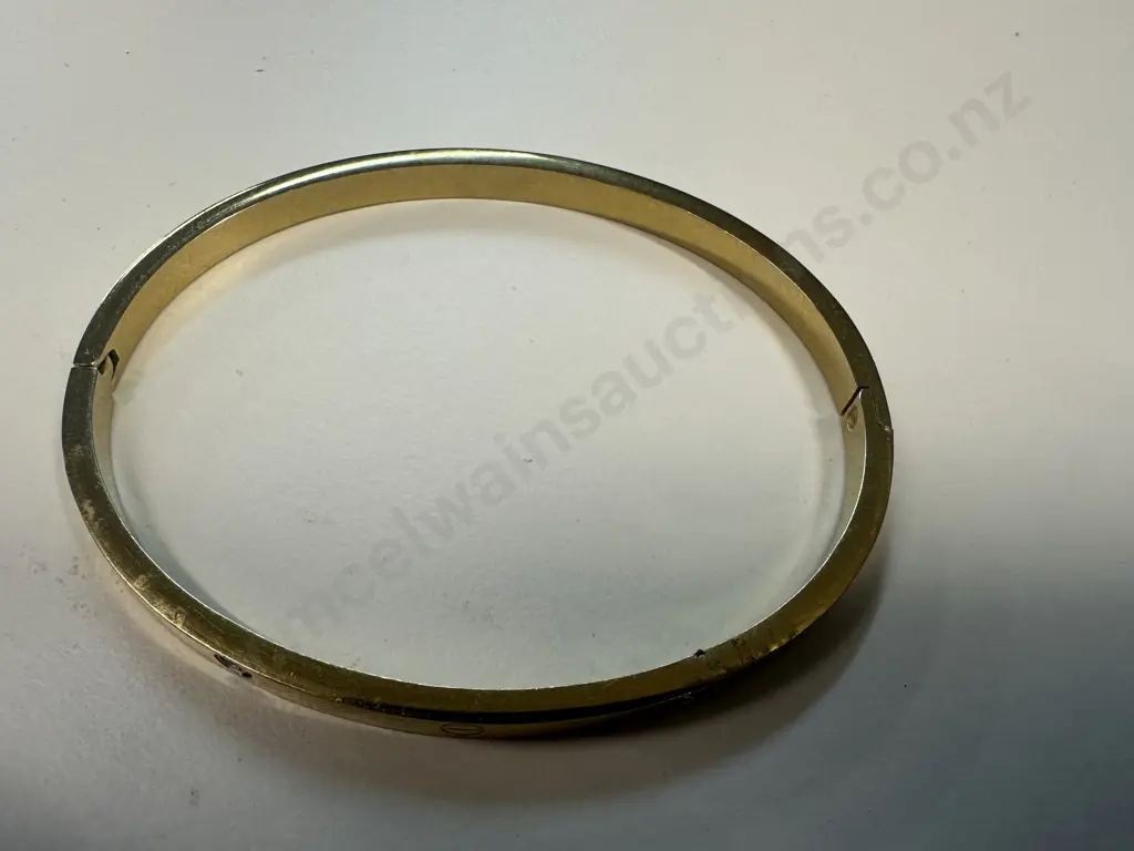 Cartier Style Bangle Stamped Image 1++