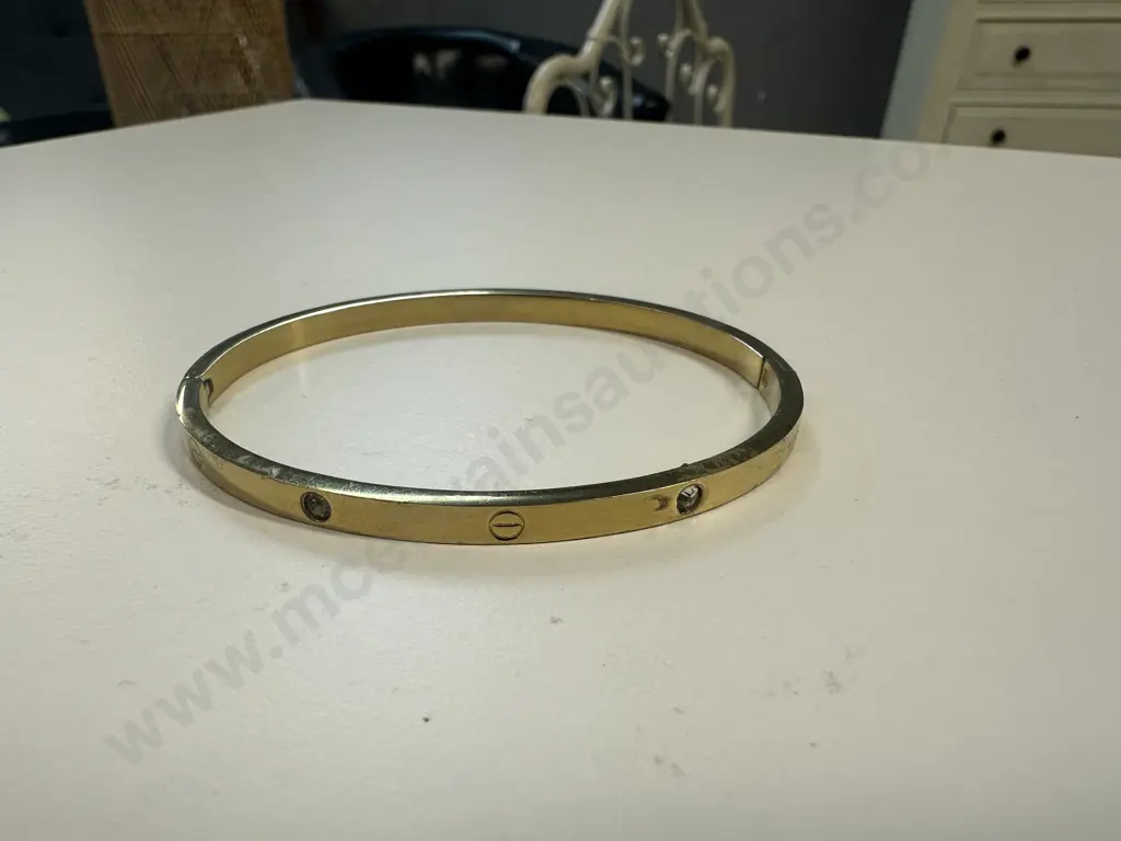 Cartier Style Bangle Stamped Image 1++