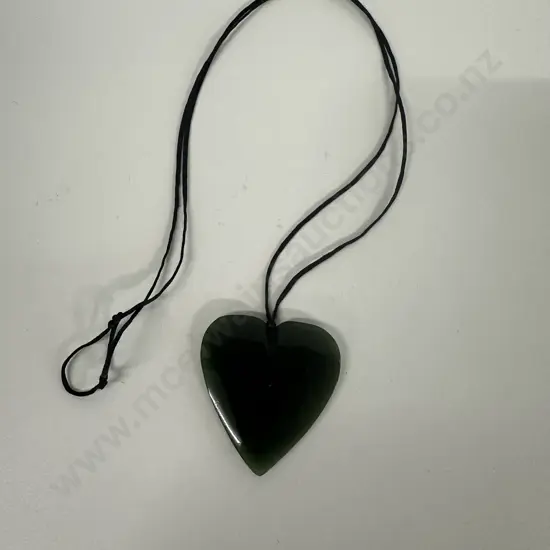 Greenstone Heart Shape Necklace