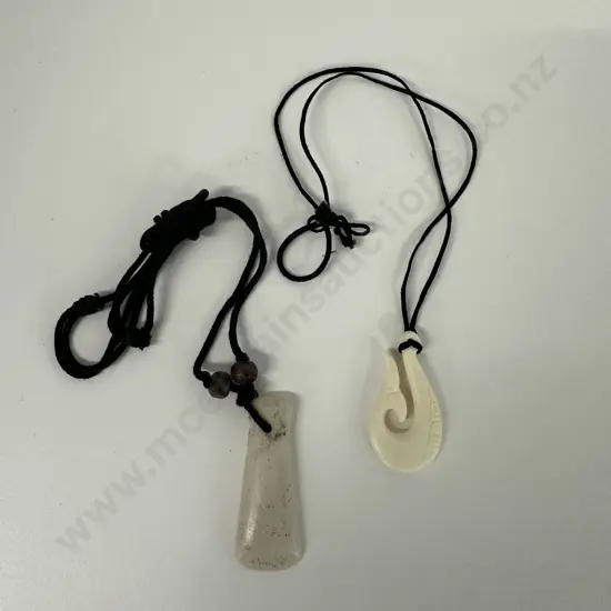 Bone Coloured Necklaces x2
