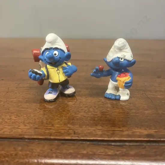 Rare Adventurer Smurf & Tramp Smurf