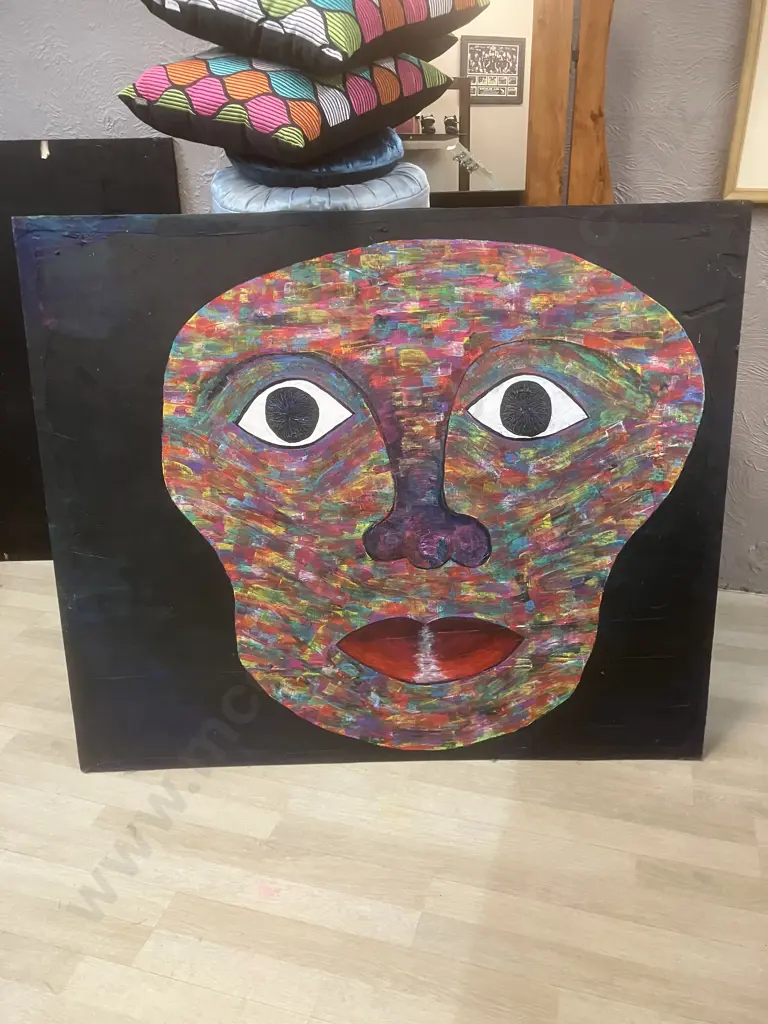 Collection of Gemma Lopes Original Artworks - Acrylic & Mixed Media On Recycled Pallet Tops. Image 1++