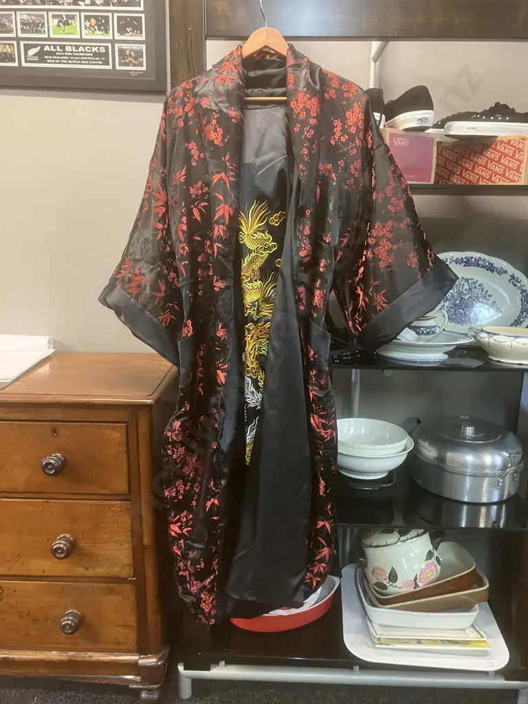 Silk Dragon Robe - Reversible Image 1++