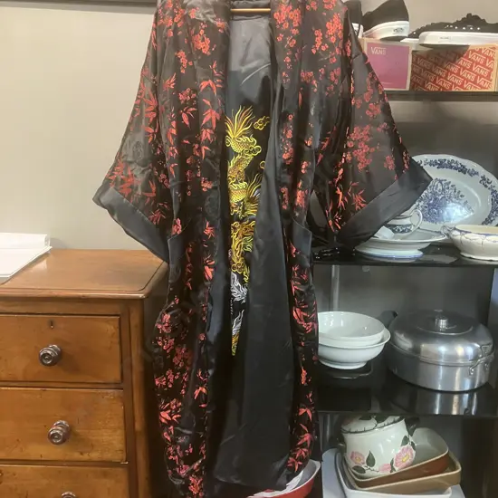 Silk Dragon Robe - Reversible