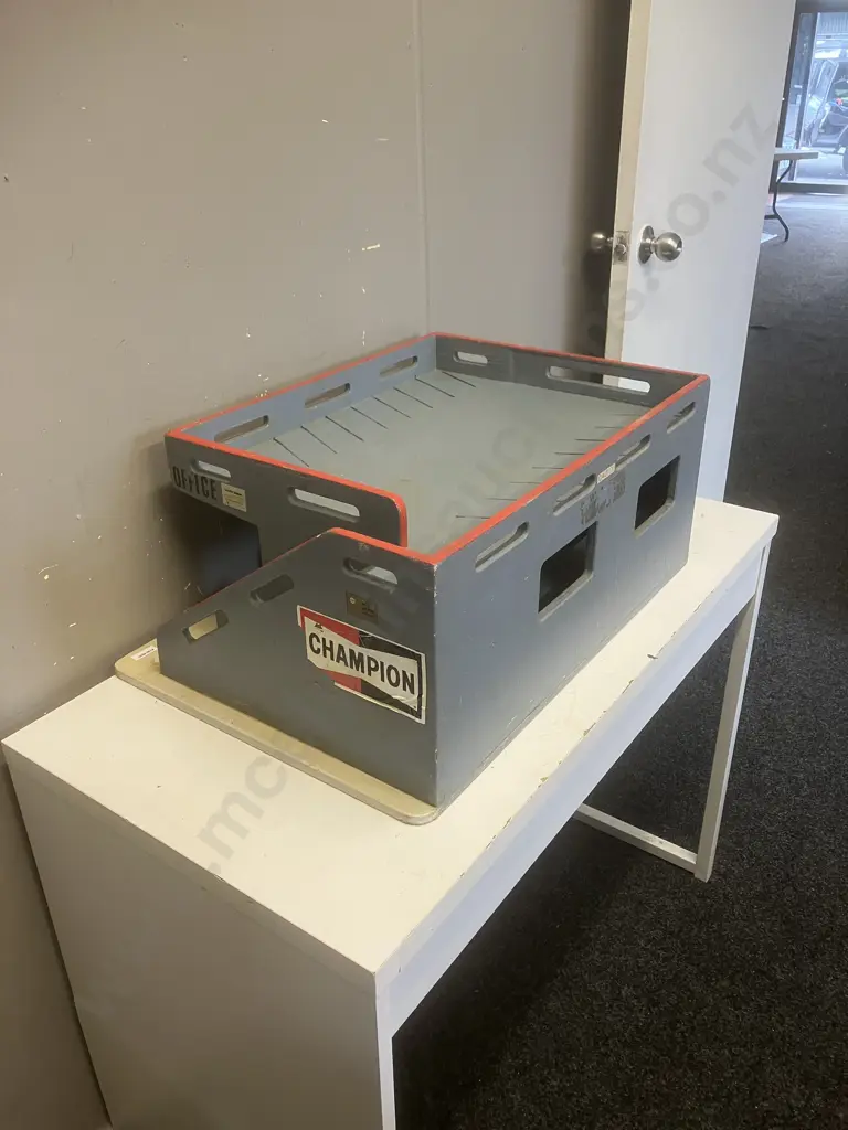 Wooden Kids Play Garage. H27 W65 D45cm Image 1++