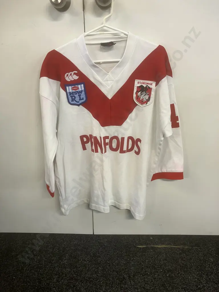 St. George NSW RL Canterbury Rugby League Jersey. Size 48"-115cm #44 Image 1++