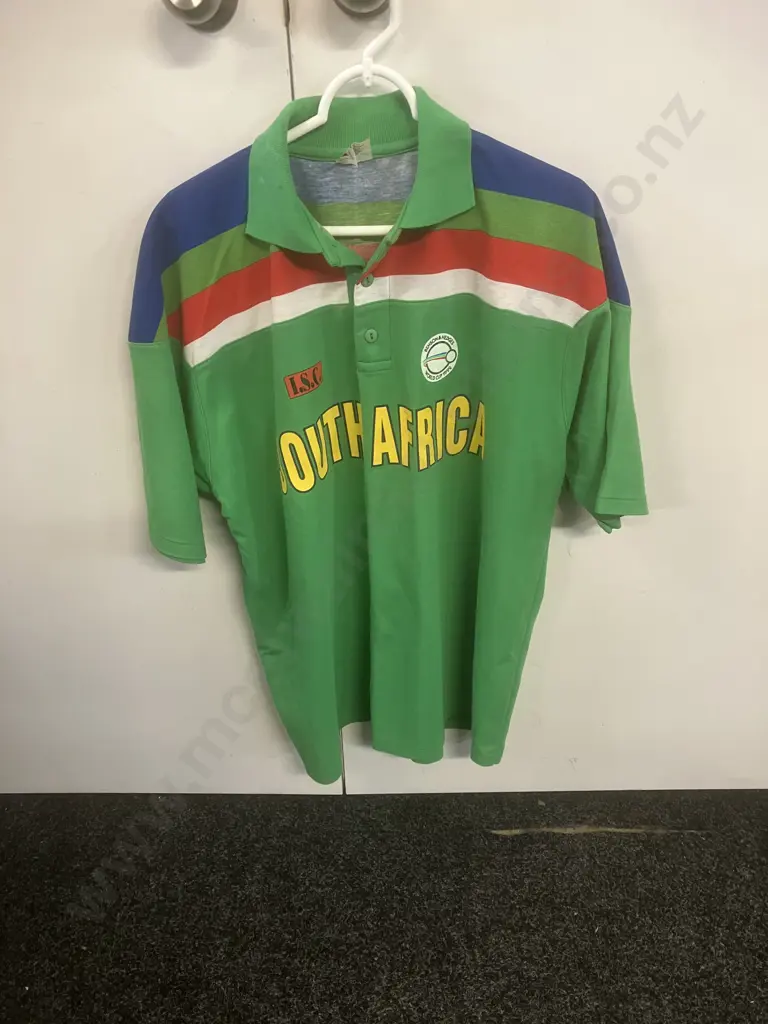 South Africa Benson & Hedges World Cup 1992 ISC Cricket Jersey. Sz XL Image 1++