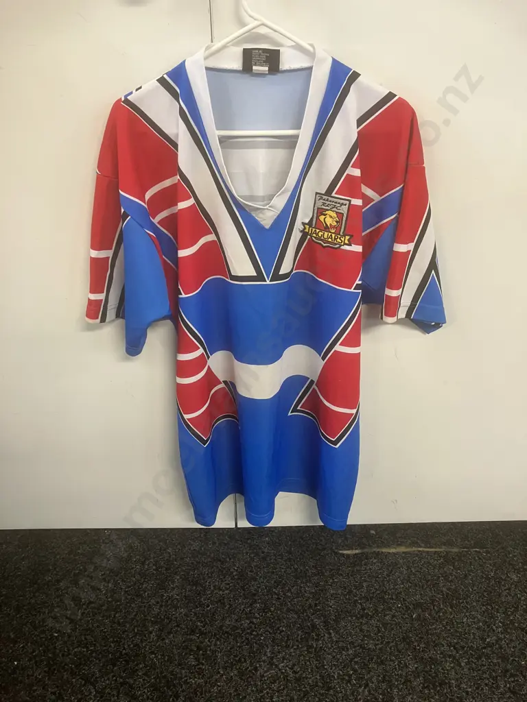 Pakuranga Jaquars  RLFC New Zealand Carisbrook Clothing Rugby Leaque Jersey. Sz XXL #5 Image 1++