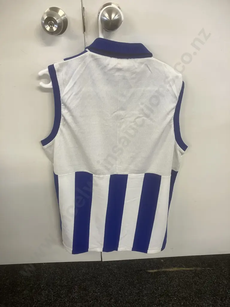 Vintage North Melbourne Kangaroos AFL Sekem Football Jumper Guernsey. Sz 115cm Image 1++