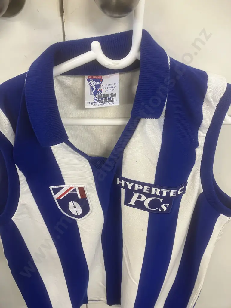 Vintage North Melbourne Kangaroos AFL Sekem Football Jumper Guernsey. Sz 115cm Image 1++