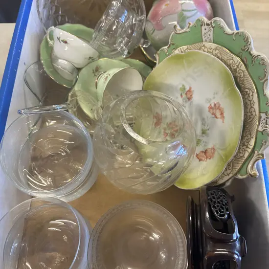 Assorted China & Glass Items 