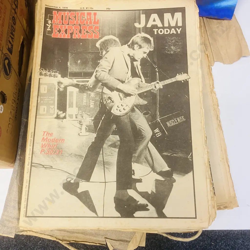 Box lot Books, Assorted 70s & 80s Musical Express Magazines Etc Image 1++