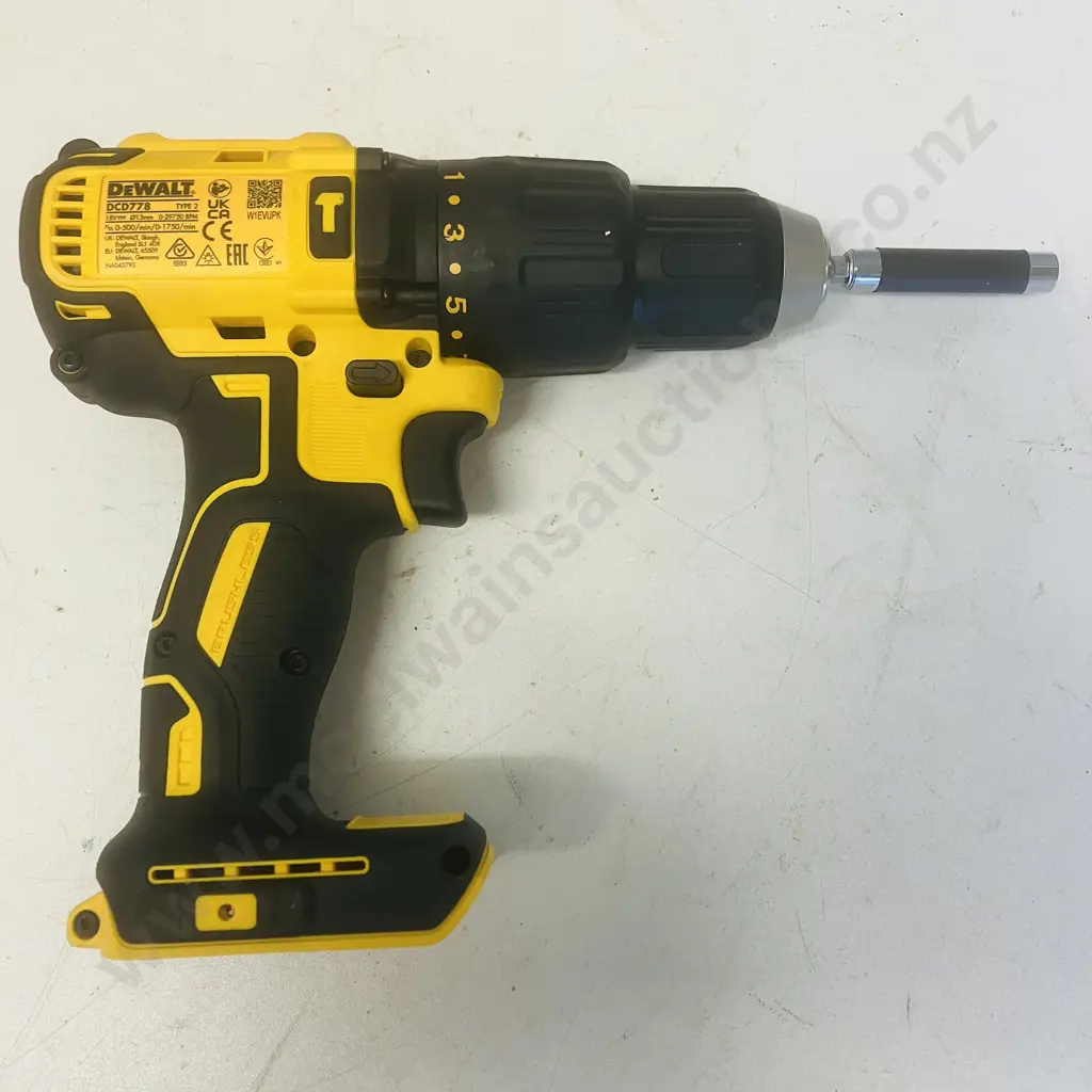 DeWalt 18V XR Brushless Cordless Hammer Drill Skin - DCD778 Image 1++