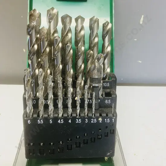 Sutton Tools Metric EM3 Drill Bits In Case