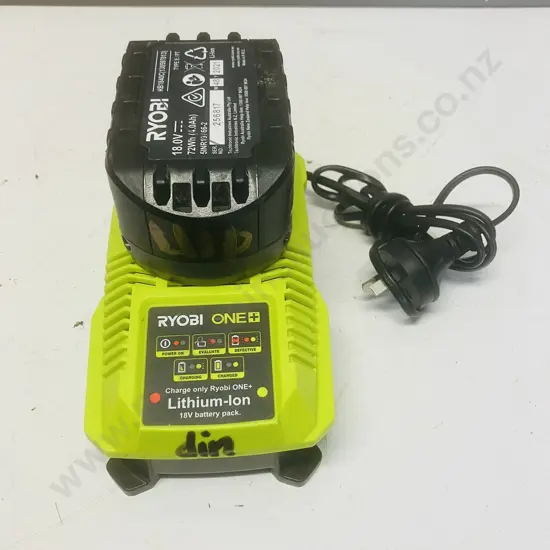 Ryobi 18V Charger With 4.0Ah Battery