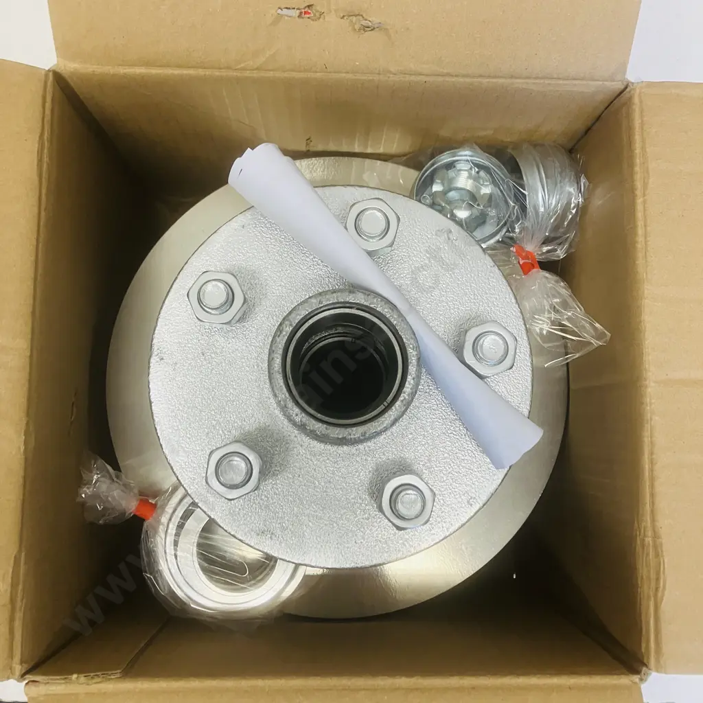 Trojan Hub & Disc Assemblies 225mm (Hub Kit 225 S/S Disc 5 x 4 1/2 x 1/2 No Calipers, Does Not Include S Axle) Image 1++