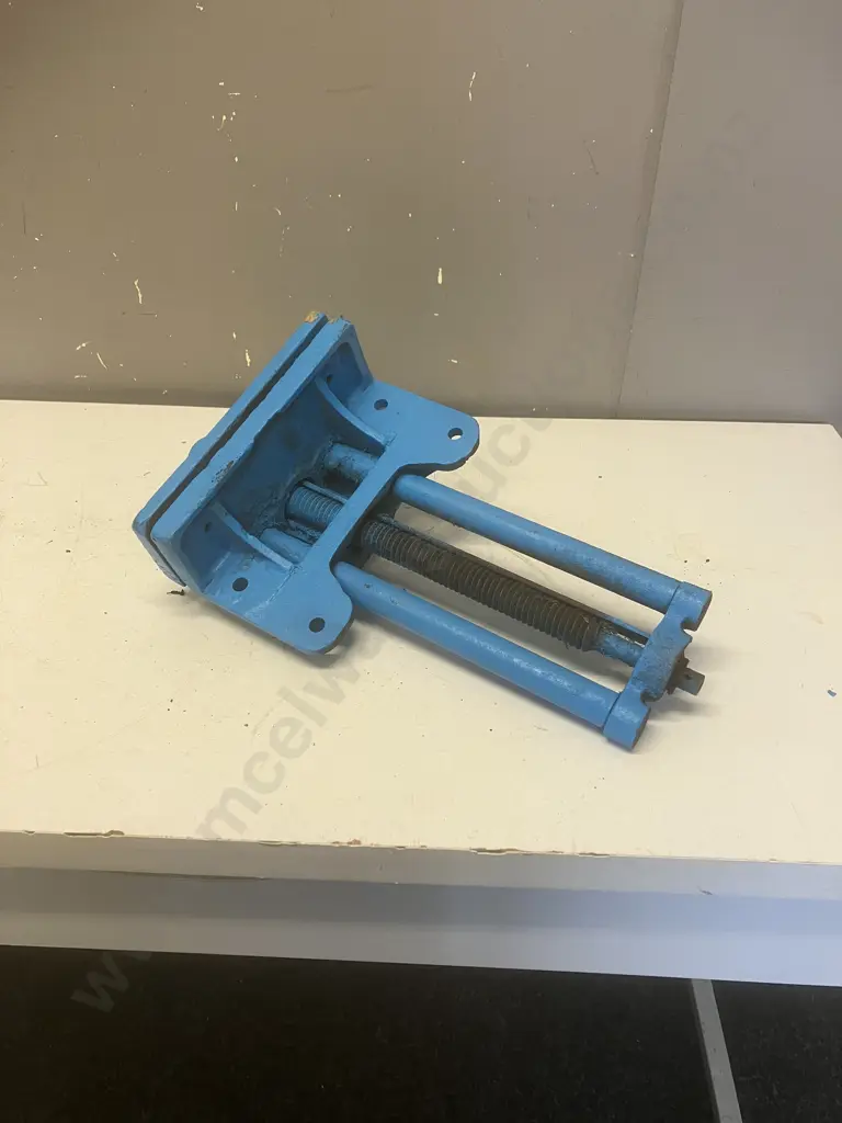 WODEN (England) Wood Vice Painted Blue Image 1++