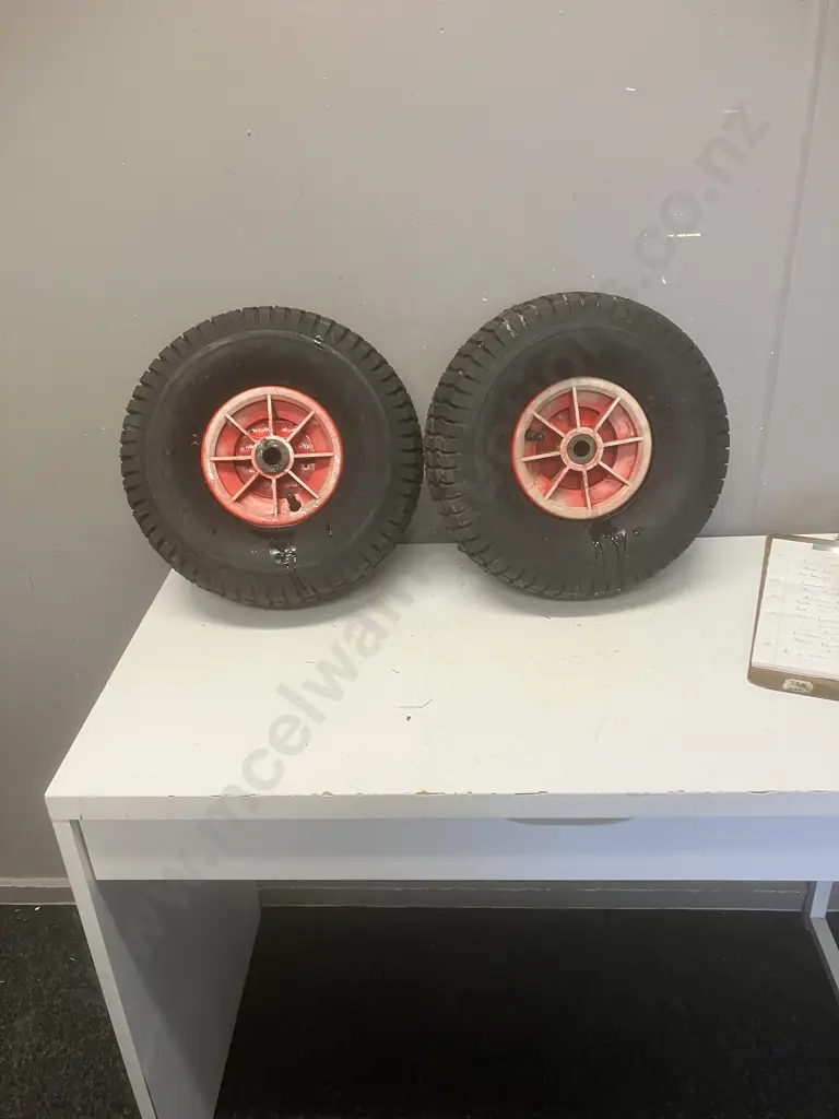 Pair of Wheels - Deli Tire 15x6.00-6 Image 1++