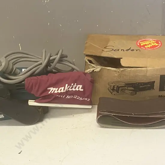Makita 76mm (3") Belt Sander Model 9910 With Original Box